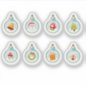 Christmas ball ornaments sticker collection (Voorkant)