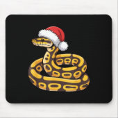 Christmas Ball Python Ugly Xmas Sweater Snake Love Muismat (Voorkant)