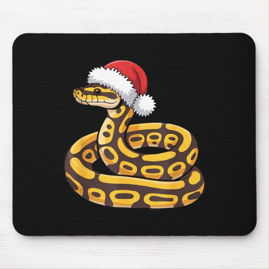 Christmas Ball Python Ugly Xmas Sweater Snake Love Muismat (Voorkant)