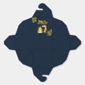 Christmas banana bedankdoosjes (Ongevouwen)