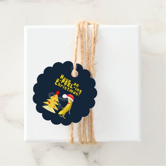 Christmas Banana Bedankjes Labels (In situ)