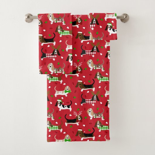Christmas Basset Hound (En situation)