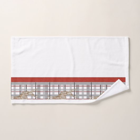 Christmas Bath Towel Sets, Deer (Serviette à main)