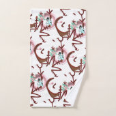 Christmas Bath Towel Sets, Snowman (Serviette à main)