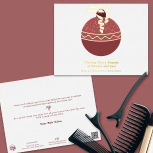 Christmas Bauble Folie Accents Seizoen Vakantie Ka Folie Feestdagen Briefkaart