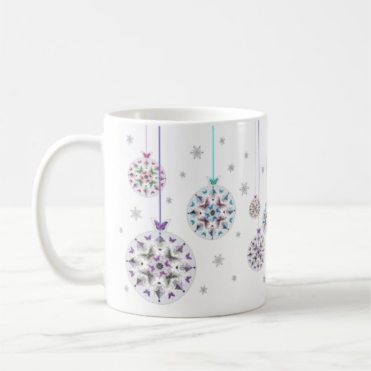 Christmas Baubles Mug (Gauche)