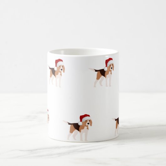 Christmas Beagle Mug Koffiemok (Center)