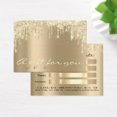 Christmas Beauty Gold Confetti Certificat cadeau (Bureau)