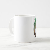 Christmas Beaver - Wit 11 oz Classic Wit Mok (Voorkant links)