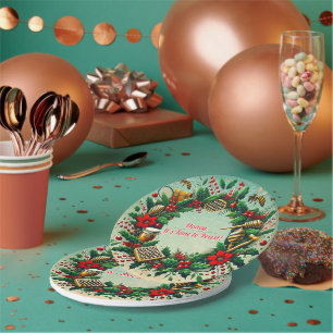 Christmas Bee-Theme Holiday Bord