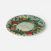 Christmas Bee-Theme Holiday Bord (Gekanteld)