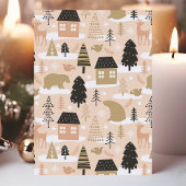 Christmas Beer Village Feestdagen Kaart