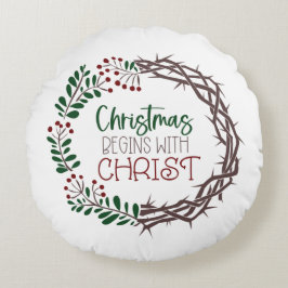 CHRISTMAS BEGINT MET CHRIST ROND KUSSEN