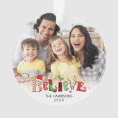Christmas BELIEVE 2 Photos (dos)