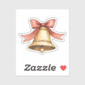 Christmas Bell Sticker (Feuille)