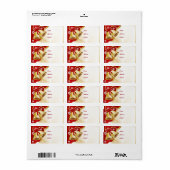 Christmas Bells Adresse du Étiquette (Feuille entière)