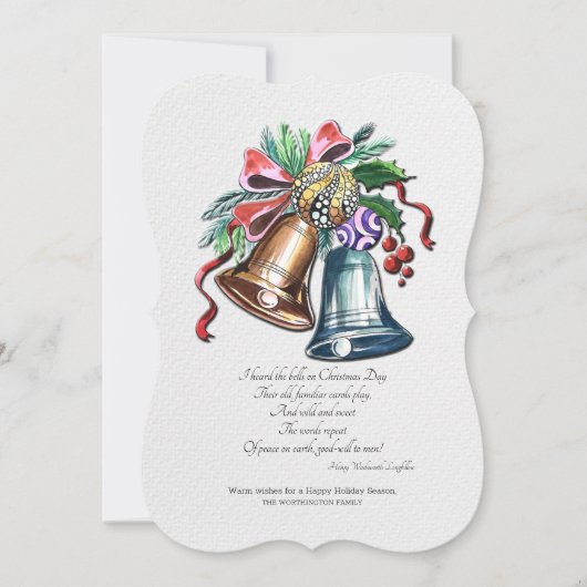 Christmas Bells Carte de voeux de Noël (Devant)