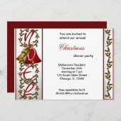 Christmas Bells-diner Kaart (Voorkant / Achterkant)