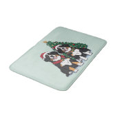 Christmas Bernese Mountain Dogs Badmat (Gekanteld)