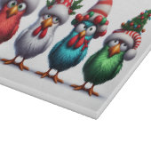 CHRISTMAS BIRDS Cutting Board Snijplank (Hoek)