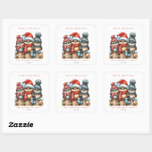 Christmas Birds Sticker (Vel)