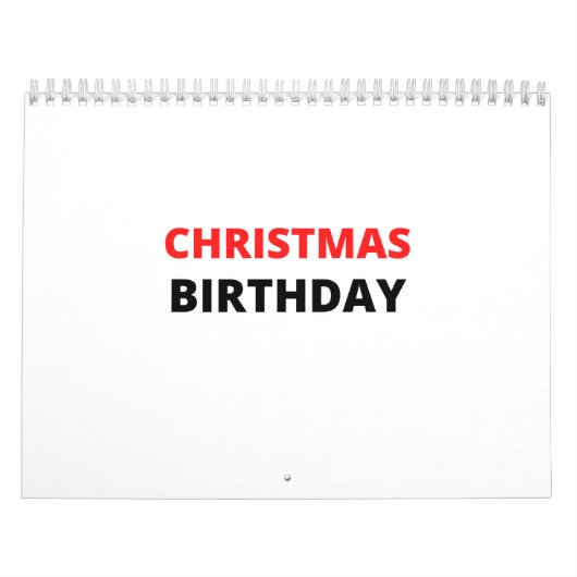 CHRISTMAS BIRTHDAY KALENDER (Hoes)