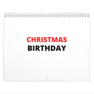 CHRISTMAS BIRTHDAY KALENDER