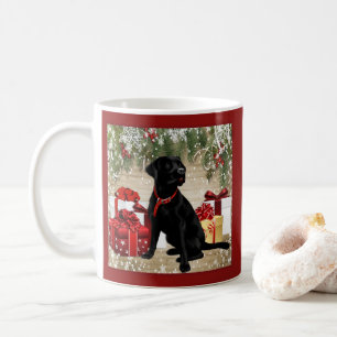 CHRISTMAS BLACK LABRADOR KOFFIEMOK