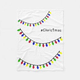 Christmas blanket fleece deken