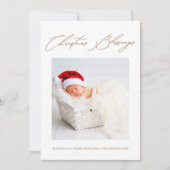Christmas Blessings Festive Dots Carte de vacances (Devant)