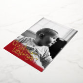 Christmas Blessures Foil Carte de Noël (Rotation)