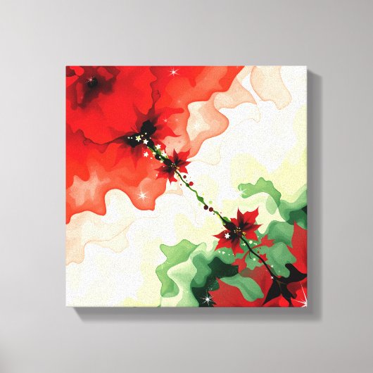 Christmas Bloom Frequencies Premium Wrapped Canvas (Voorkant)