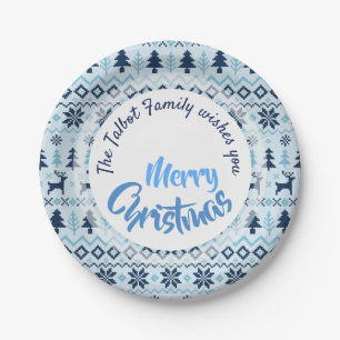 CHRISTMAS Blue Deer model aangepast P Bord