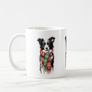 Christmas Border Collie Mok – Feestelijke vakantie