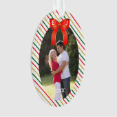 Christmas Bow-monogram Ornament (voorkant)