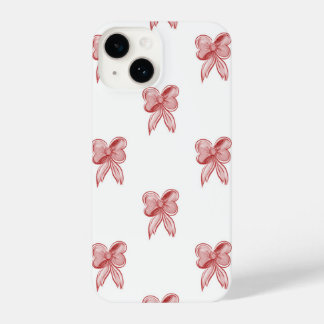 Christmas bow phone case iPhone 14 hoesje