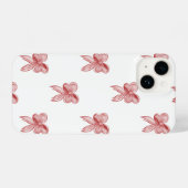 Christmas bow phone case iPhone hoesje (Achterkant horizontaal)