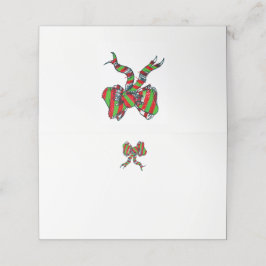 Christmas Bow Place Card