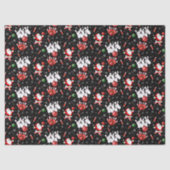 Christmas Bowling with Santa Claus Tissuepapier (Voorkant)