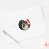 Christmas Boxer Dog stickers (Envelop)