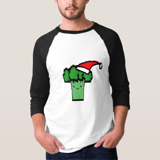 Christmas broccoli t-shirt (Voorkant)
