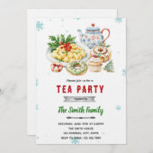 Christmas brunch party invitation (Devant / Derrière)