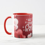 Christmas Bunny Love Mug (Gauche)