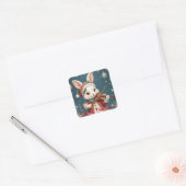Christmas Bunny Sticker (Envelop)