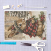 Christmas Bunny Tissue Paper Tissuepapier (Craft)