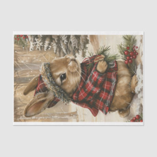 Christmas Bunny Tissue Paper Tissuepapier