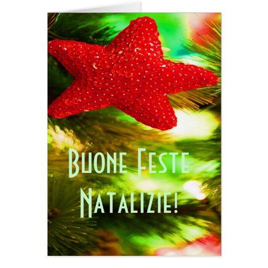 Christmas Buone Natalizie Red Star III (Devant)