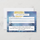 CHRISTMAS BUSINESS CERTIFICERING gift voor u (Achterkant)