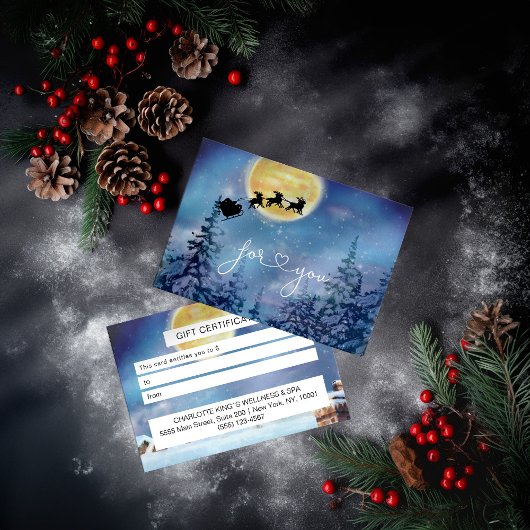 CHRISTMAS BUSINESS CERTIFICERING gift voor u