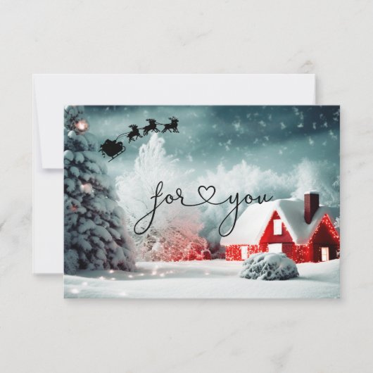 CHRISTMAS BUSINESS CERTIFICERING gift voor u (Voorkant)